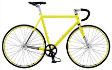 700C fixed gear bicycle